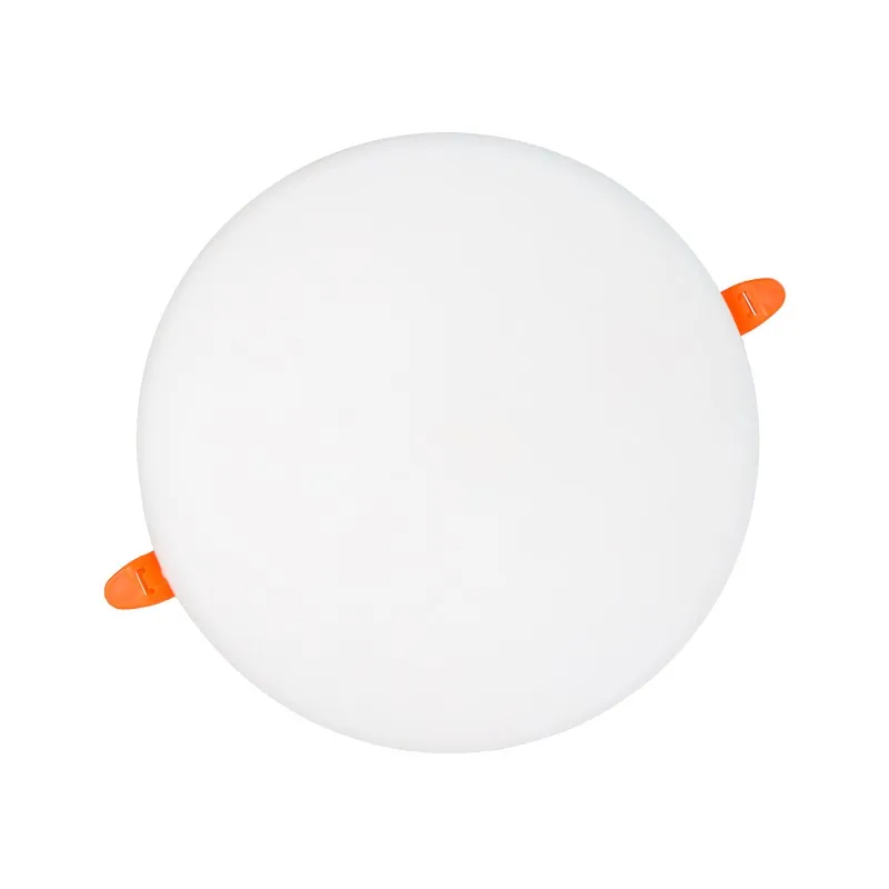 Modern 24W LED Panel Light Slim Surface Mounted with CCT Color Changeable Adjustable Cut Hole Size for Home Office Living Room