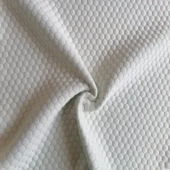 Custom Soft Jacquard Fabric Knitted Polyester Fabric 280GSM Textile Mattress Fabric