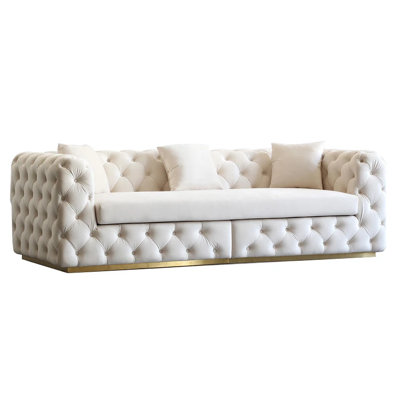 Luxury Fabric Chesterfield Sofa Velvet Chesterfield Couch Fabric Sofa