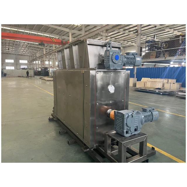 SS304 Automatic Corrosion Resistant Waste Treatment Sludge Shredder for Heat Pump Drying Machine 2