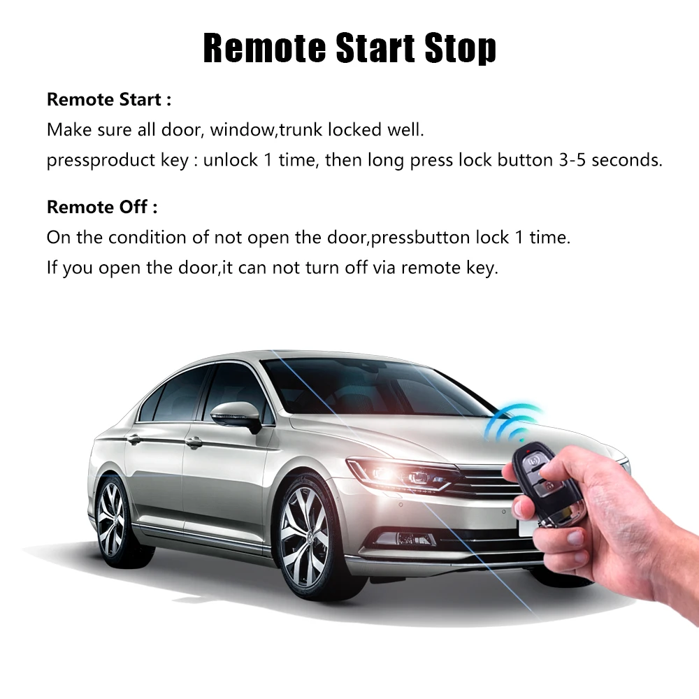 Push Button Start Stop Engine Ignition Starter System for 19-23 VW T-Roc Dedicated Harness Plug and Play