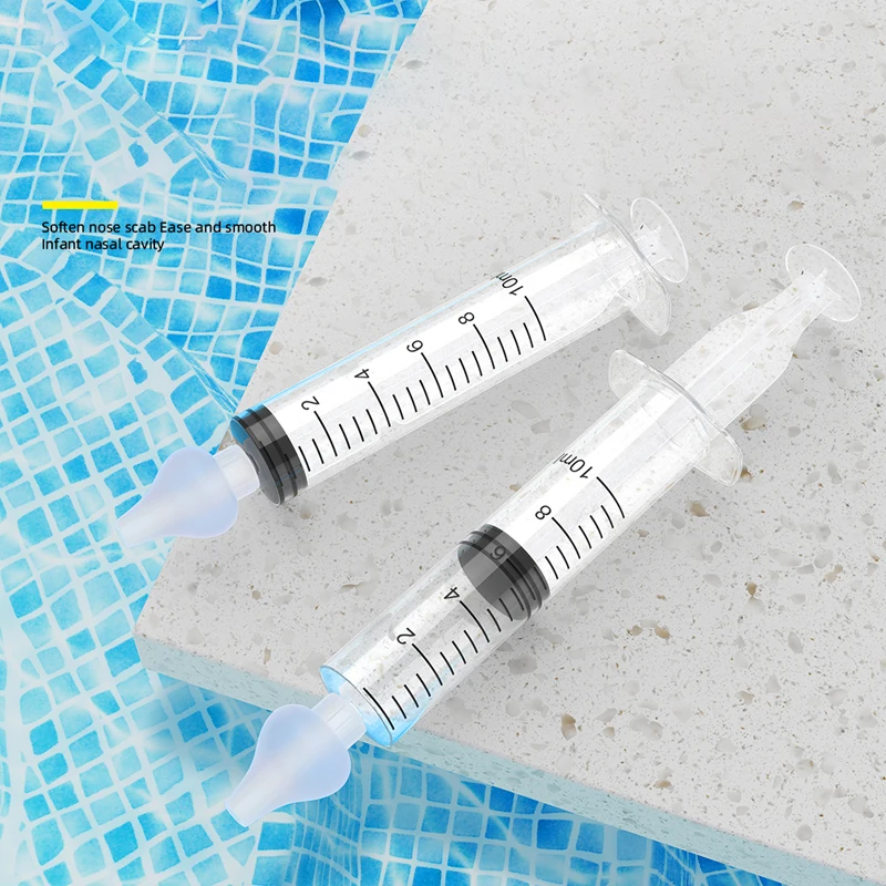 Ce Certification Syringe Type 10ml Infant Nasal Irrigator Pp Silicone