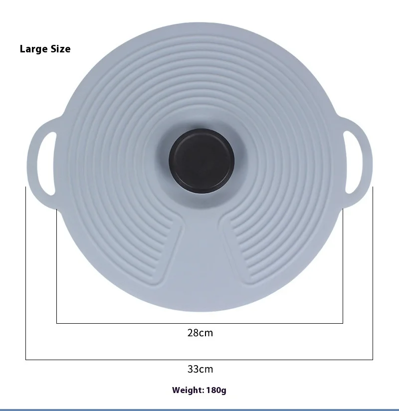 3-Piece Set Silicone Anti-Overflow Dustproof Fresh-Keeping Seal Anti-Slip Kitchen Bowl Cover Fresh-Keeping Pot Parts manufacture
