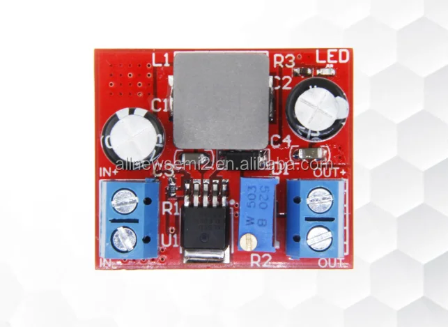 One-Stop Supply Wide voltage input multimeter booster DC power module 3A high current DC-DC adjustable boost module