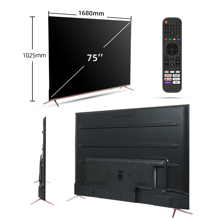 JinLing QLED Smart Android TV 55 65 75 Inch
