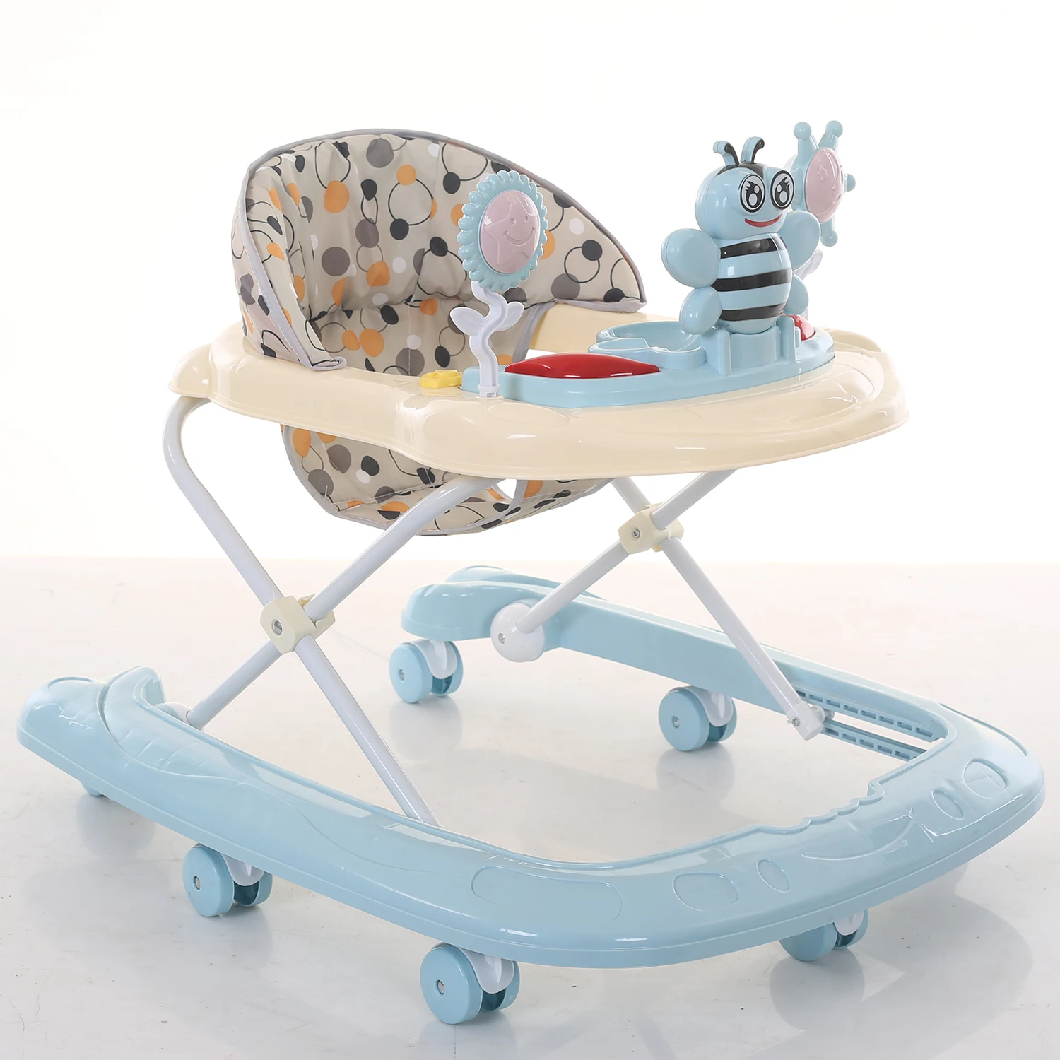 Licensed Kid Carrier Toys Simple Walker Baby Music with Silicone Wheels  /baby Walker Trolley for Tall Baby/baby Carrier