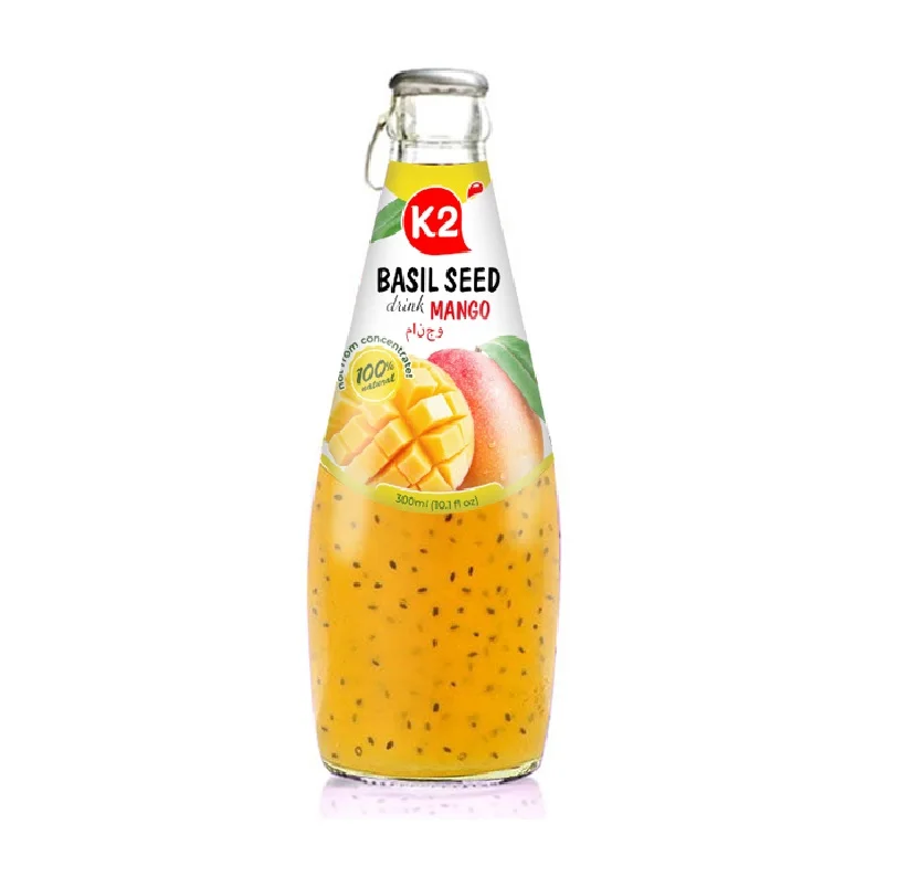 330ml Basil Seed Lychee Juice Drink Good Price For Export Fresh