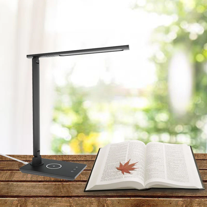 2020 New products  wireless charger led desk lamp for home for office