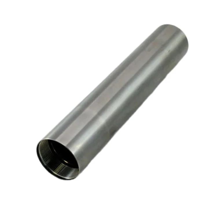 Gr2 Gr5 Gr9 threaded titanium alloy tube cnc machined tube