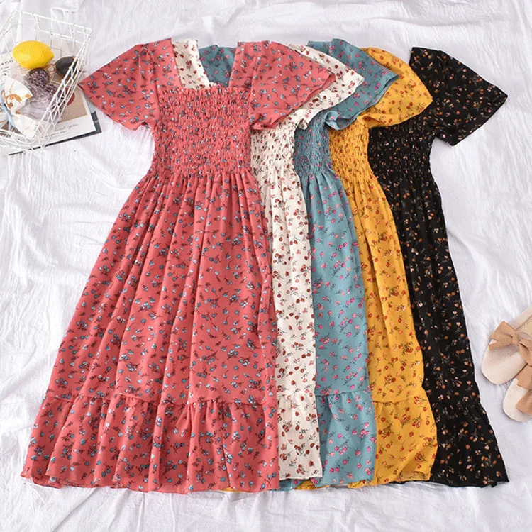 Casual Dresses Summer Ladies Korean A 