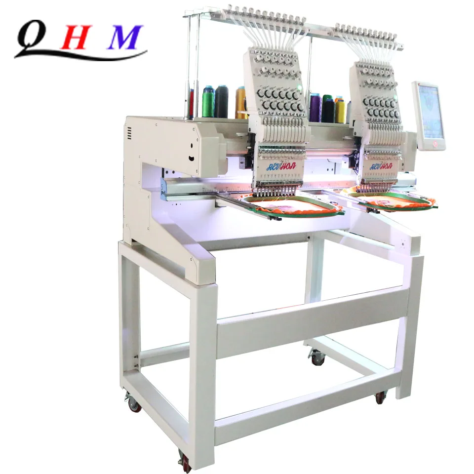 QHM/REVHON Double Head Renaissance Embroidery Machine for Hot Sale ...