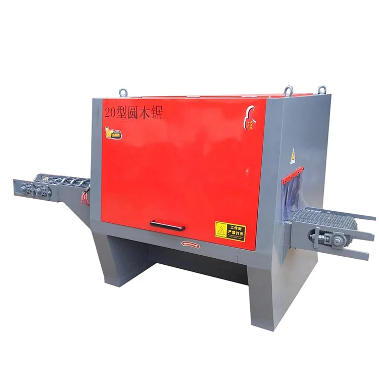 Round Log Timber Multiple Multi Blade Rip  Saw Wood Cutting Saw Machine