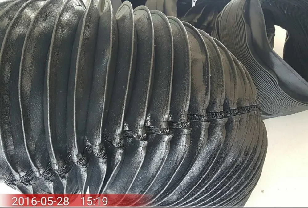 Round Bellows Cover Protection Bellows Protective Rubber Threaded Screw