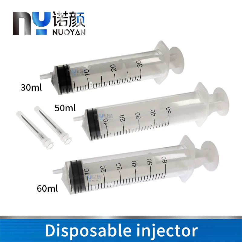 Printer Ink Plastic 50ml 60ml Syringe for Digital Printing Machine Disposable Injector 30ml