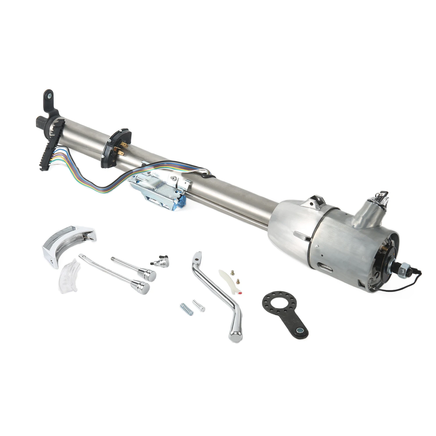 30 Inch Street Rod Steering Column 30" Chrome Tilt Steering Column - Floor Shift, Universal Fit For GM Street Rods & Hot Rods Hot Rods Motorcycle & Scooter Parts & Accessories - Foto 7