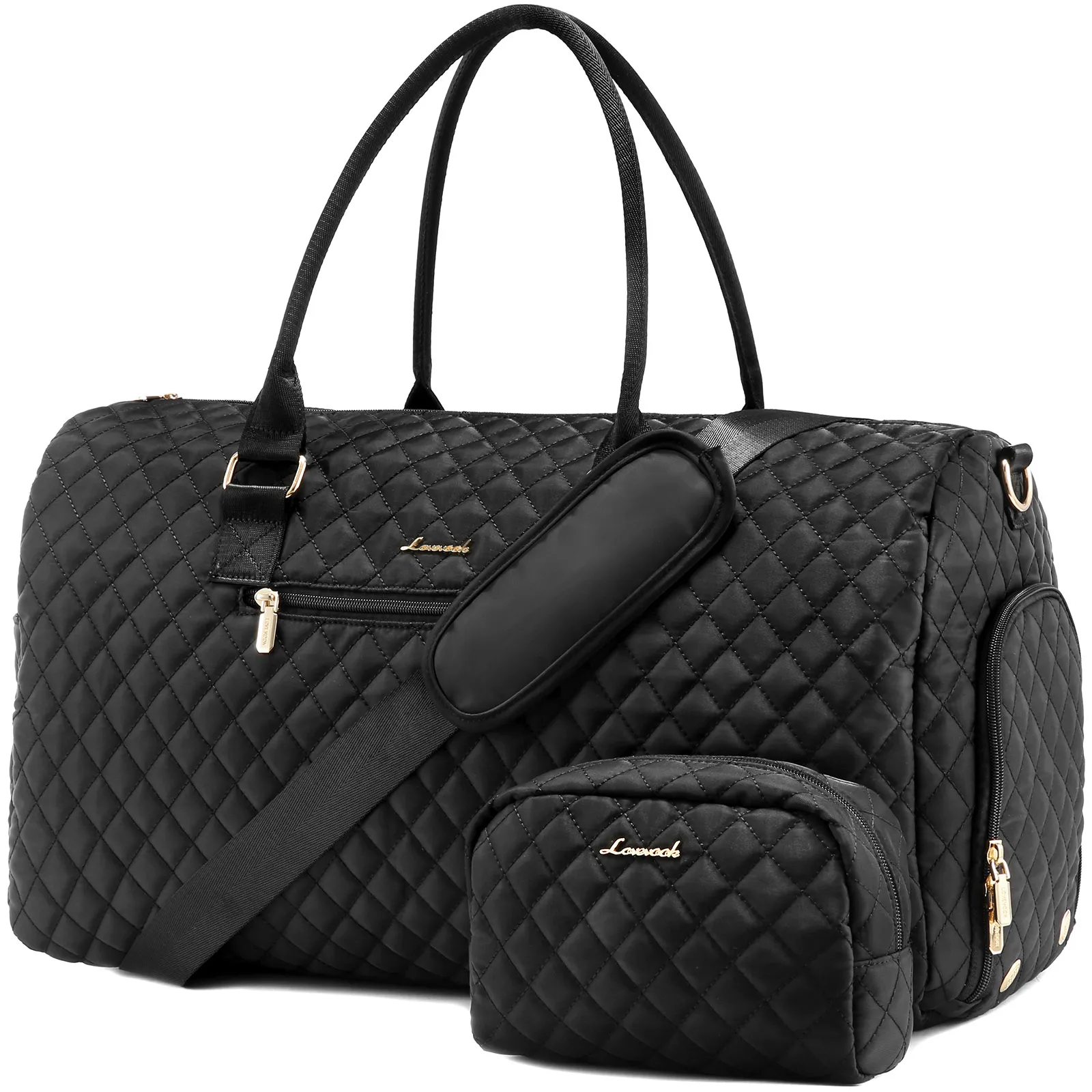 Lovevook 2022 Luxury Designer Quilted Weekender Duffel Bags Men Custom
