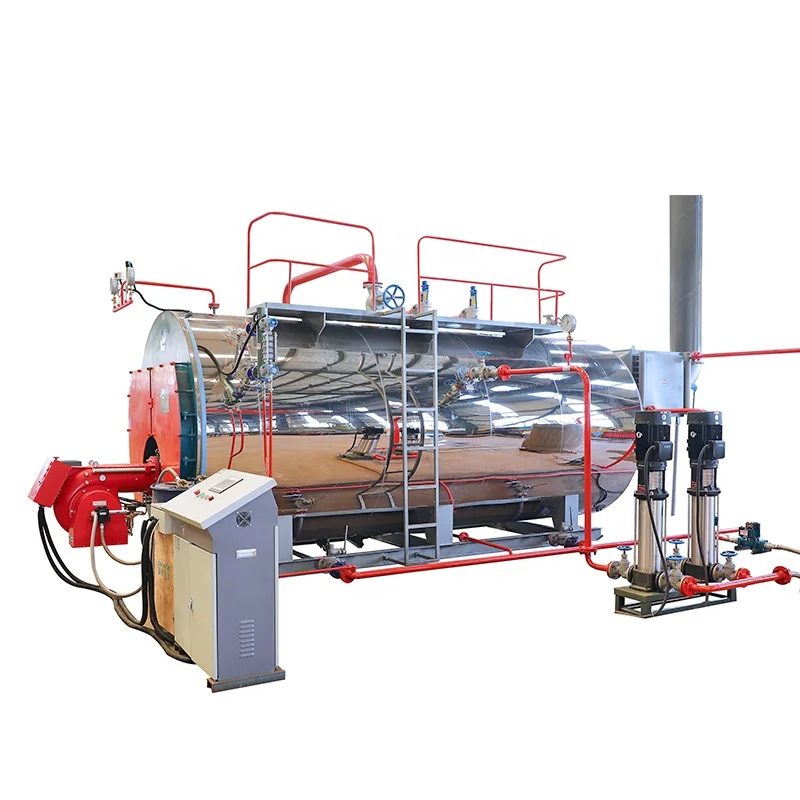 China Price 10 15 20 25 30 Ton Automatic Fire Tube Natural  Gas LPG Diesel Waste Oil Fired Industrial Steam Boiler