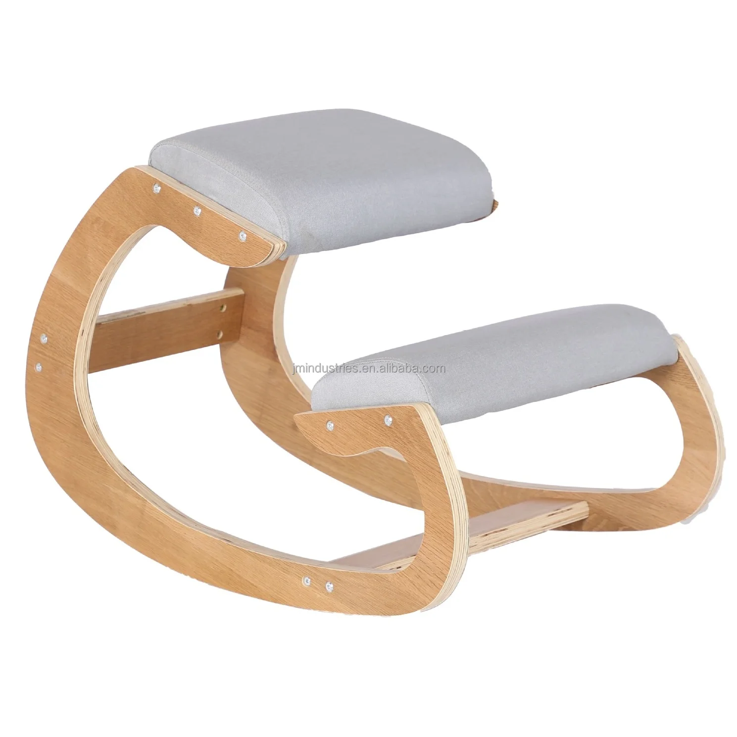 Rocking Wooden Ergonomic Posture Kneeling Chair Healthy Back Chair
