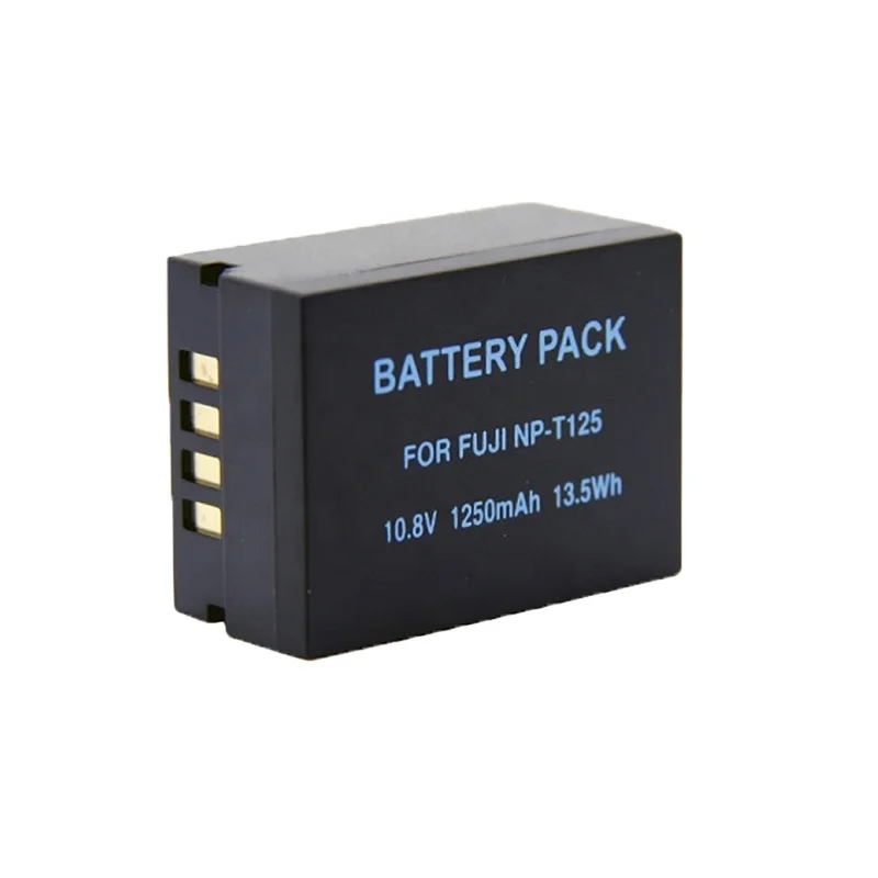 1250mAh NP-T125 NP T125 Rechargeable Li-ion Battery For Fujifilm GFX50R GFX50S NPT125 Camera Battery Pack