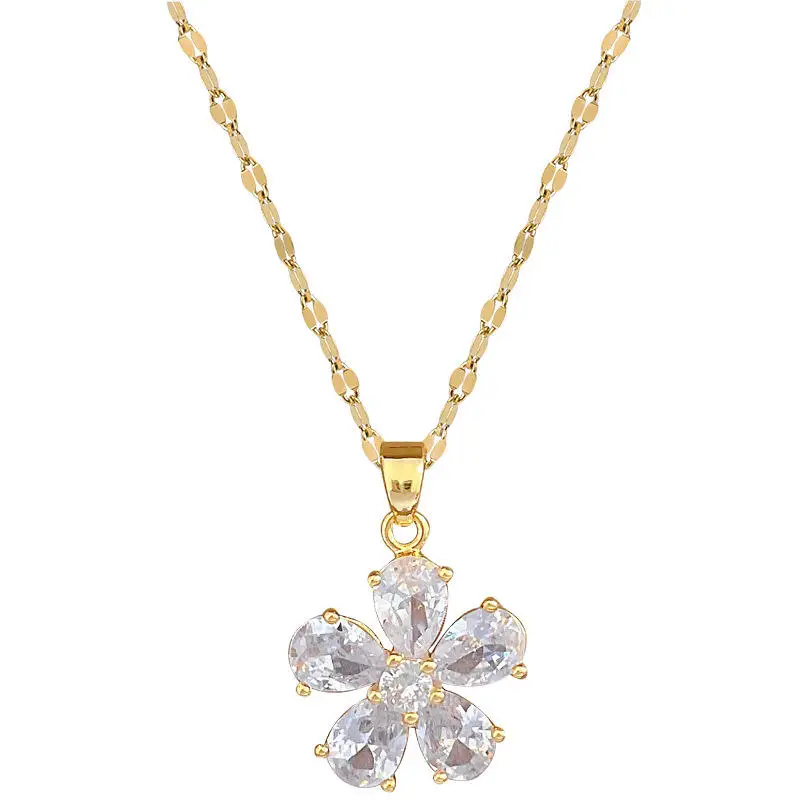 Flower Pendant Necklace