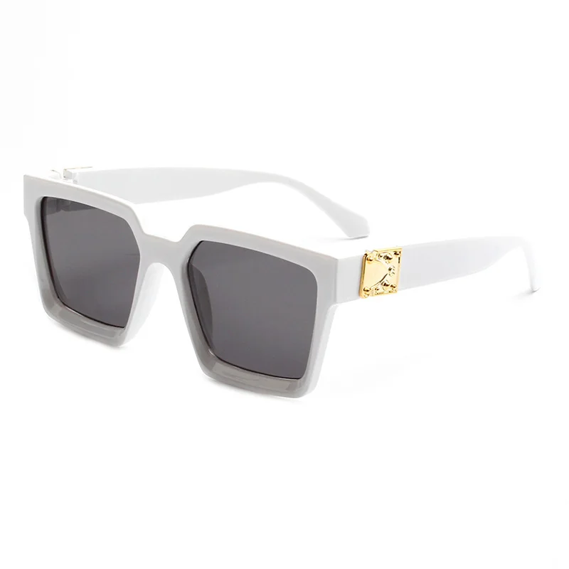 Trendy Luxury Sunglasses Millionair Gafas De Lujo Large Frame Square Pc Men and Women Sh aperçu 3
