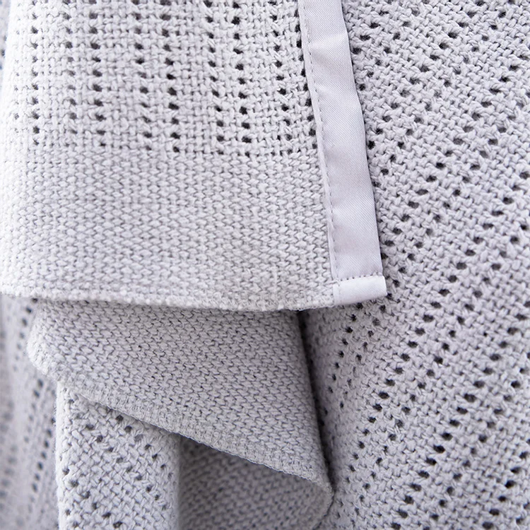 Bamboo Cotton Cellular Baby Blanket Wholesale Cellular Baby Blanket