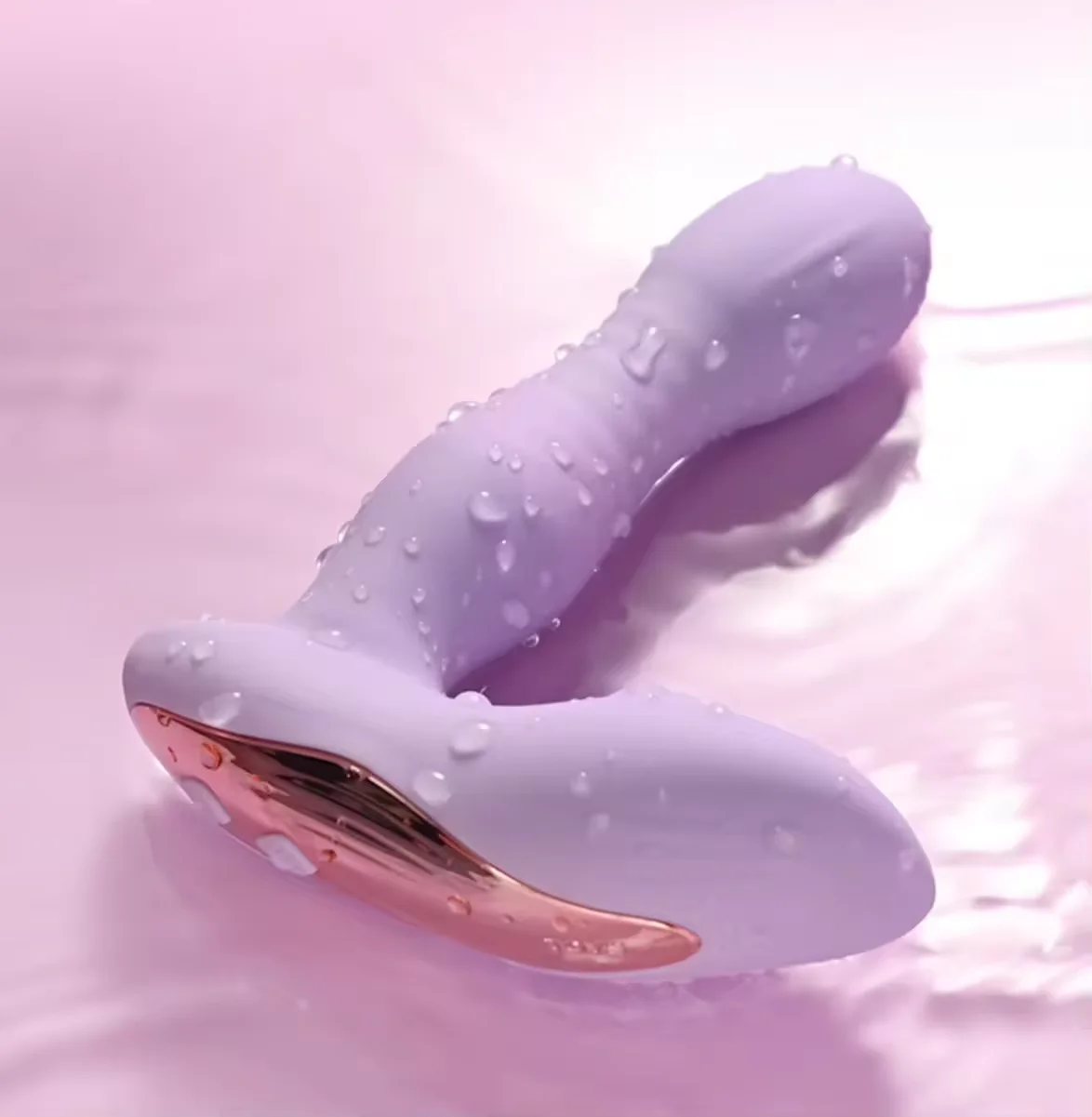 Vibration mode display and remote control interface for clitoral wearable vibrator