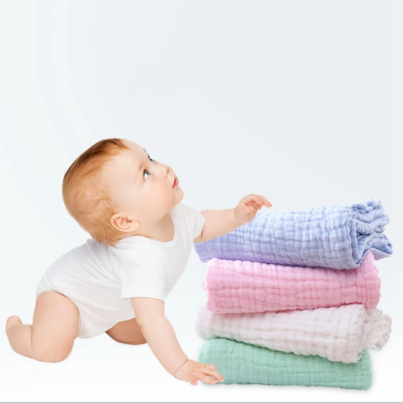 100% Cotton Layers Muslin Gauze Swaddle Baby Blanket|