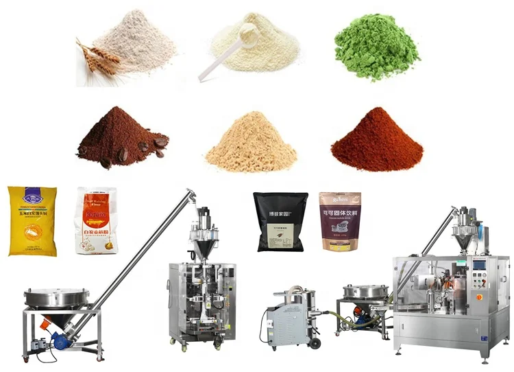 Automatic Premade Zipper Pouch Packaging Chilli Powder/Spice/Coffee Powder Doypack Packing Machine