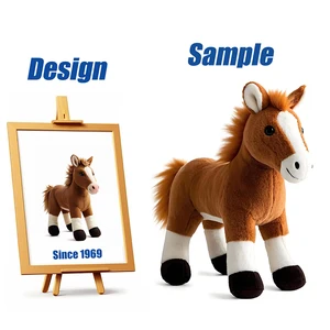 Shengye China Professional Manufacturer Custom All Kinds of Plush Toys Soft Short Plush Small Stuffed Animal Horse Doll Plush