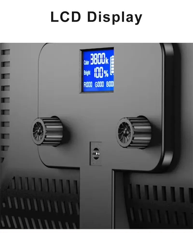 A111 شاشة عرض LCD 14 بوصة إضاءة استوديو التصوير الإضاءة مع حامل وحامل الهاتف لمنتجات يو تيوب ممتازة