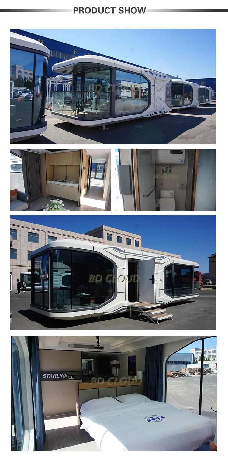 BD CLOUD containers summer mobile tiny house space capsule manufacture