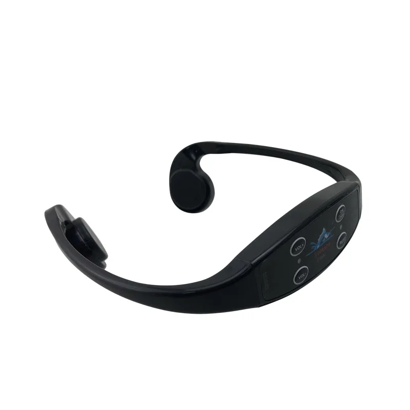 Water Sports Straining System Children Adult Swimming Training Safety Bone Conduction Earphone Transmitter Receiver Headphone