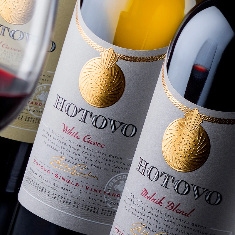 Custom Printing Luxury Texture Private Packaging Wine Label Waterproof Embossed Red Wine Labels for Bottles