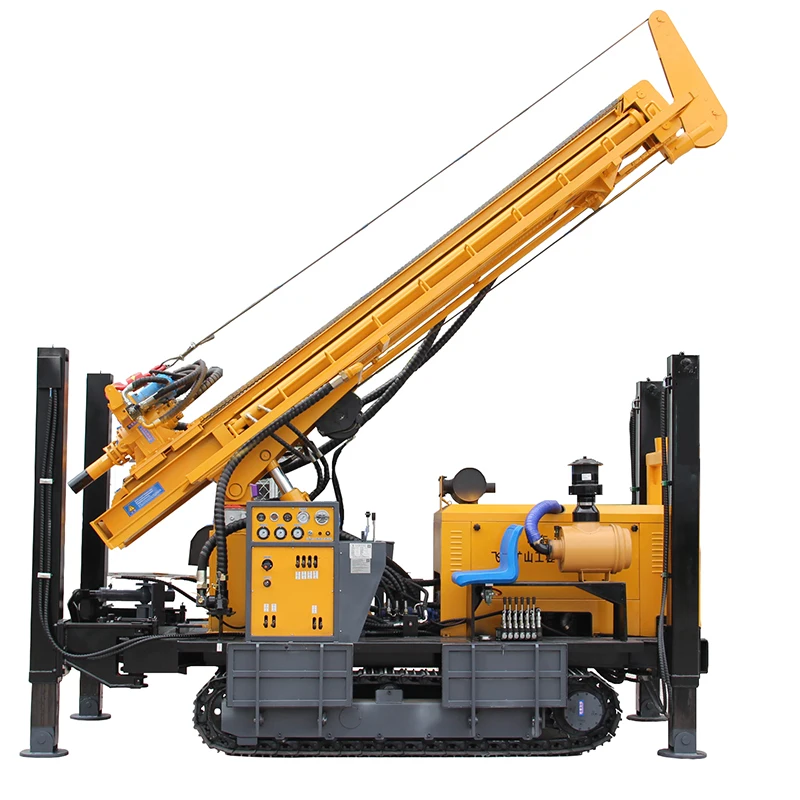 Widely Used Type Percussion Drilling Rig for 200 m Depth|