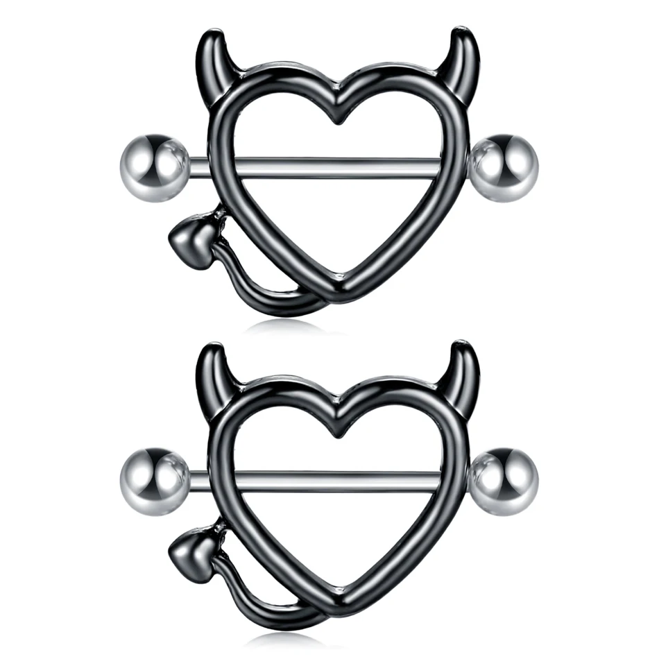 Stainless Steel Nipple Piercing Heart Barbell 14G Nipple Shield Ring  Charming Nipple Rings For Women Body Piercing Jewelry| Alibaba.com