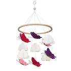 Eco-Friendly Felt noiseless Baby Crib Mobile for Nursery Decoration