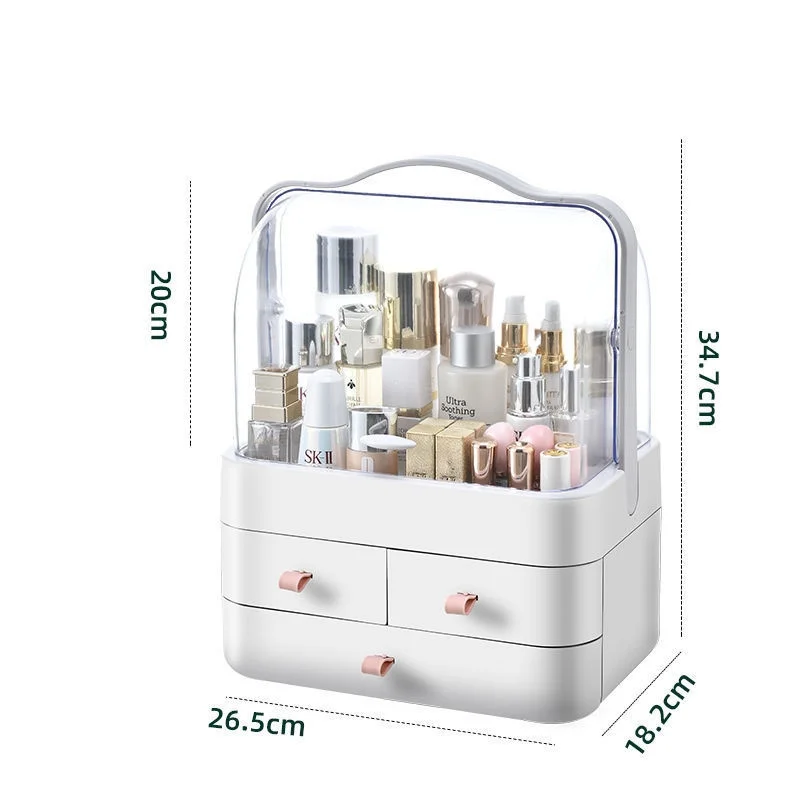 Plastics Storage Cabinet Drawers Multifunctional Makeup Desktop Plastic Cosmetic Acrylic Organizer Box