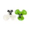 White, green