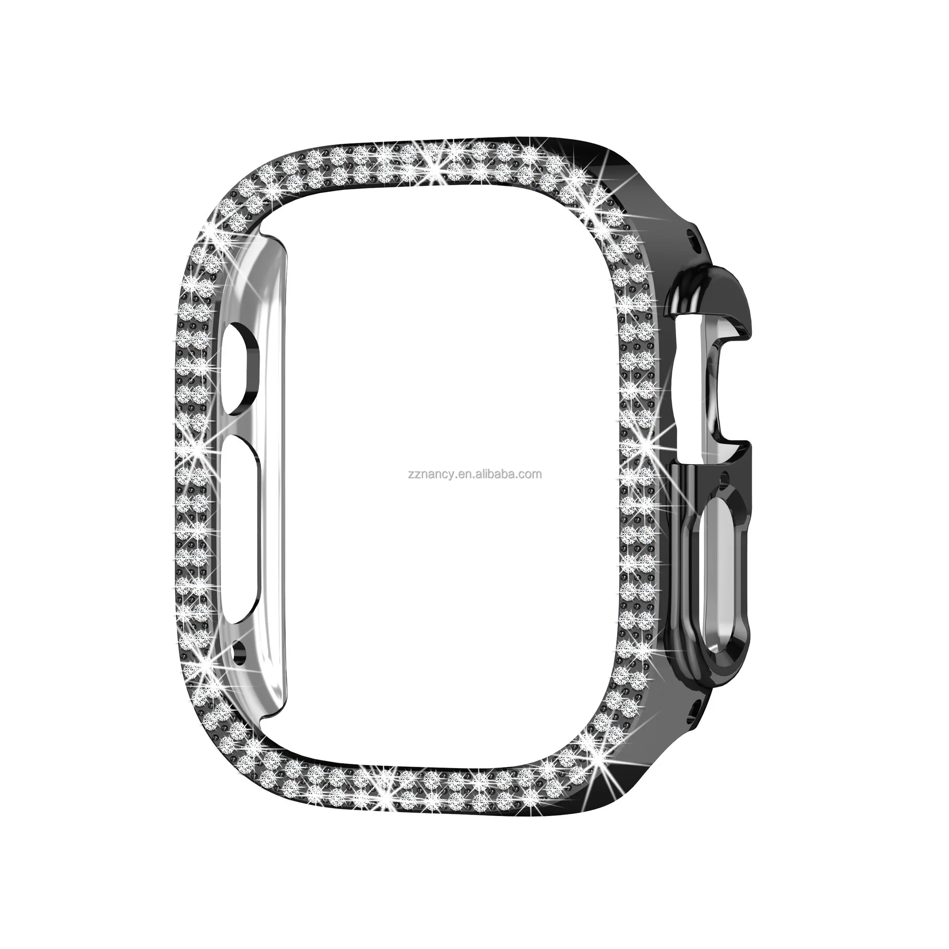 Luxury Bling Double Diamond Watch Cover For Apple Watch Case Bling