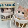 20724-Coffee-Red Tinted Kitten Squishy