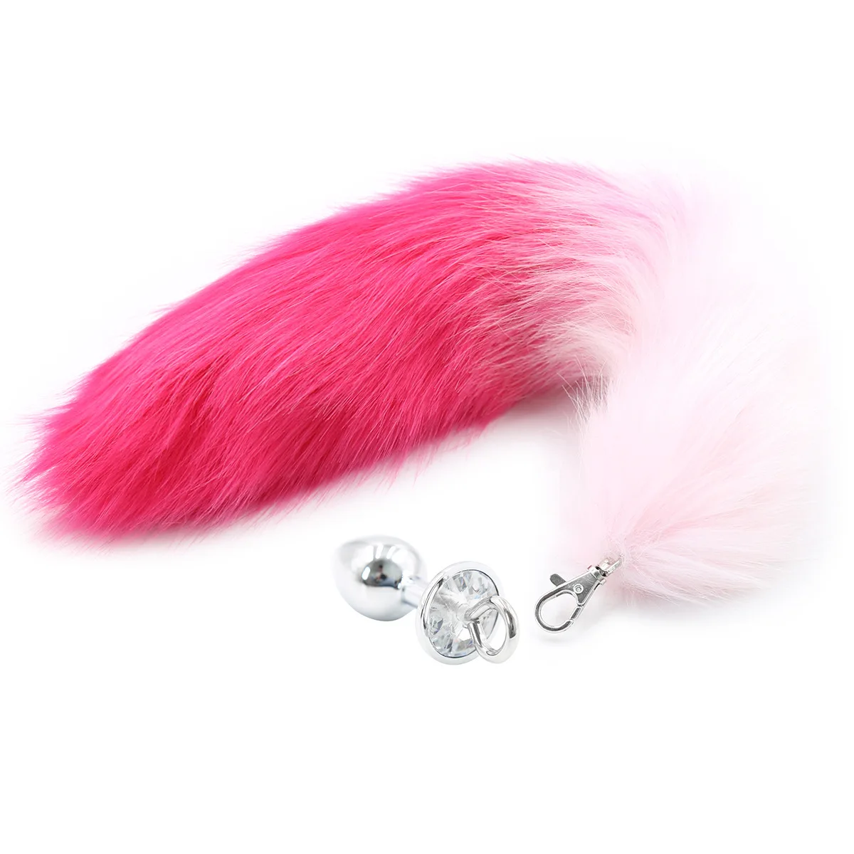 Rainbow Tail - Multi-Colored Anal Plug With Soft Cat Tail Plug Anal Extreme
