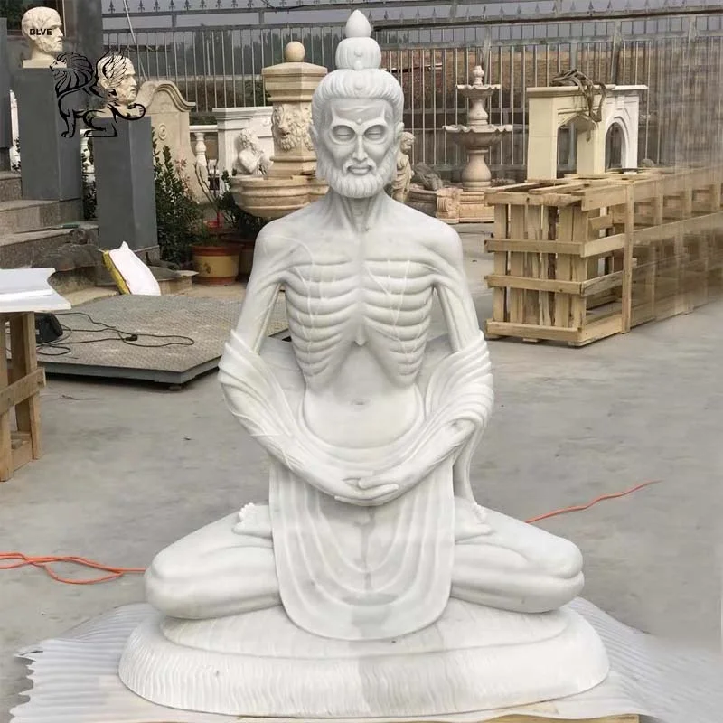 インド宗教 ガネーシャ彫刻 ライフサイズ 白大理石像 家庭用装飾