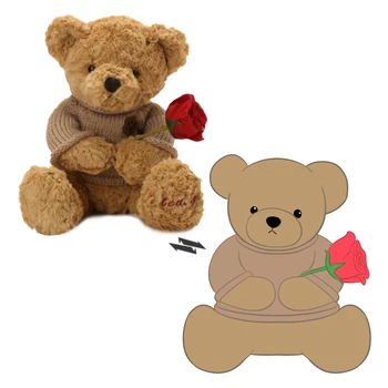 popular colorful bear custom plush toy bear factory wholesale mini giant Exclusive Soft Cuddly Bear Stuffed animal