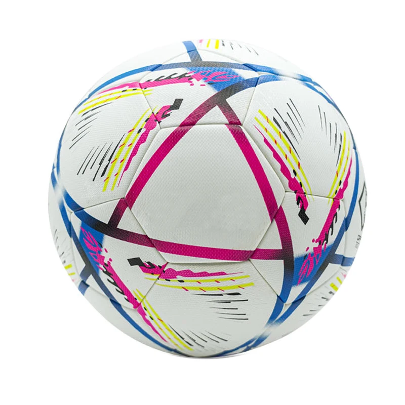Customize  Official Standard Word Match Cup Football/Soccer Ball PU Material Unisex-adult FIF World Qatar 2022 Training Football