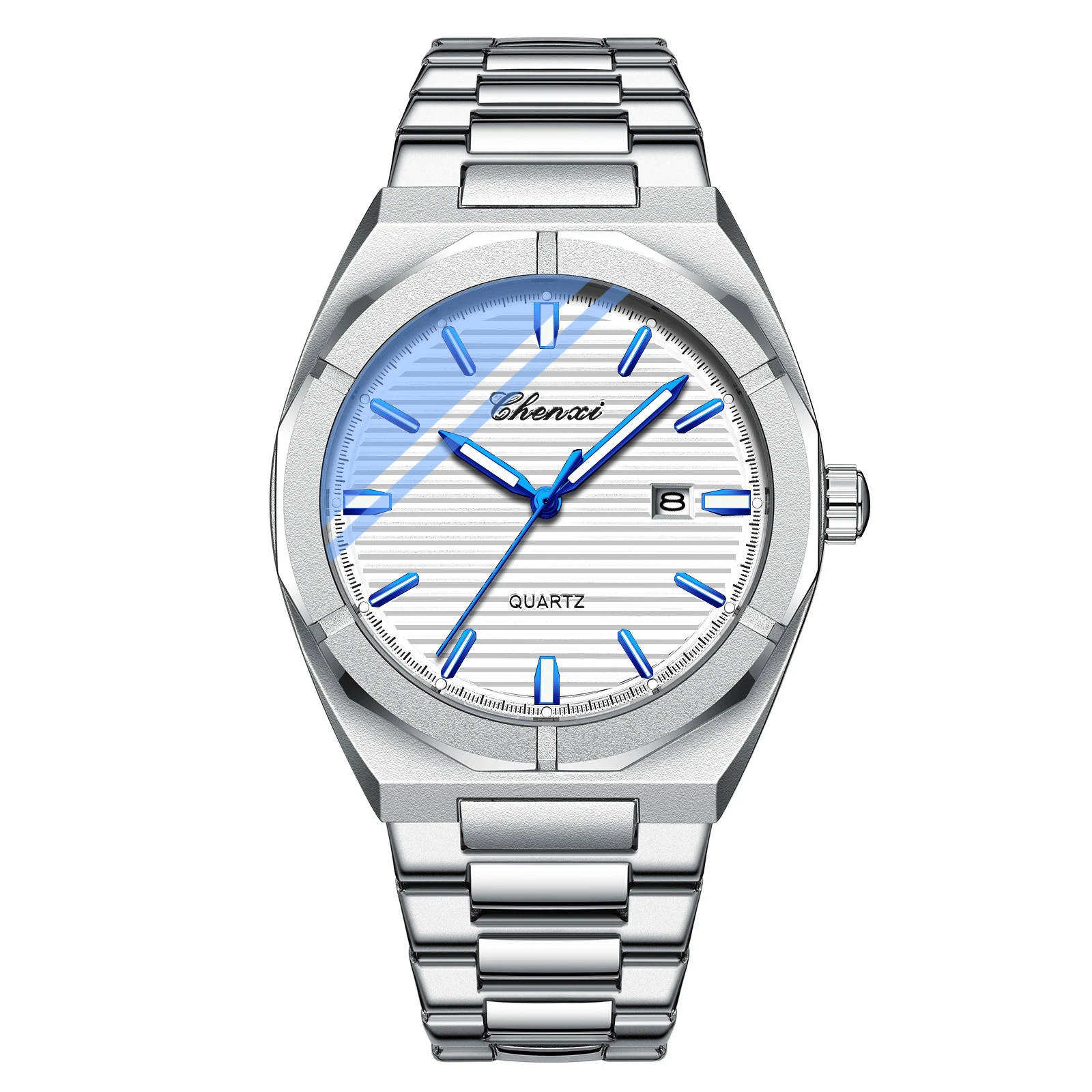 Lookworld jam tangan kuarsa pria, arloji model baru fesyen elegan tahan air  dengan logo kustom