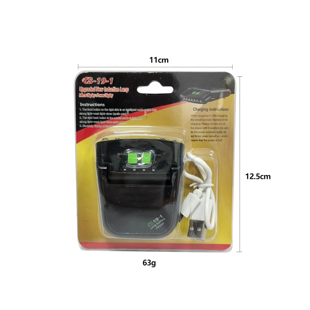 Mini Hands LED Clip on Cap Light Rechargeable Waterproof Hat Light Flashlight Headlamp for Fishing Camping Hand Work Lamps