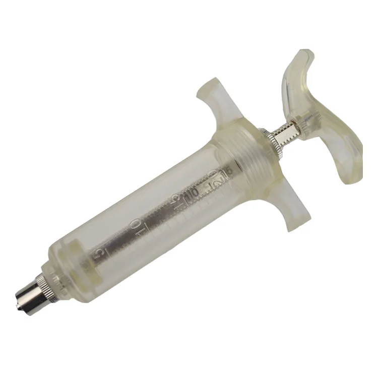 20ml Veterinary Syringe Injection Lock Reusable Livestock Supplies