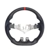 Full leather style + red stitching