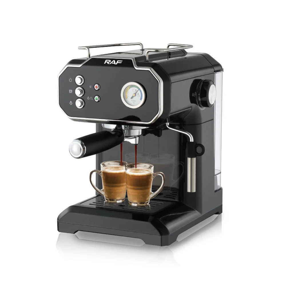 RAF Best Coffee Brewing Machine Fully Automatic Commercial Smart Espresso Machine Coffee Makers With Milk Frother Wand 444096